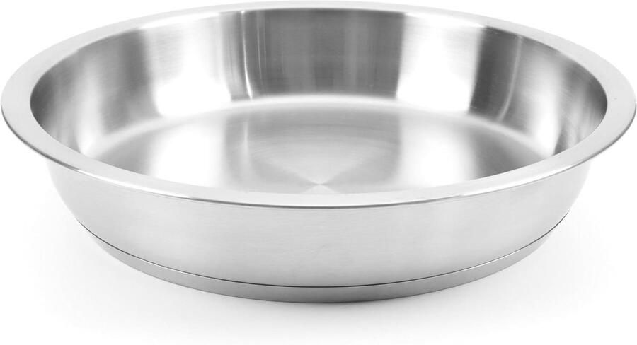 Roestvrijstalen pan Koekenpan Inductie Ruimtebesparend Koken In elkaar Stapelbaar Ø 28 cm Chroom