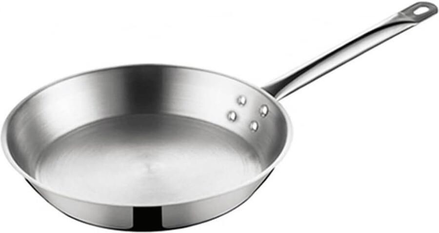 Roestvrijstalen Pan Koekenpan Alle Kookplaten Niet-klevend Oppervlak 28 cm