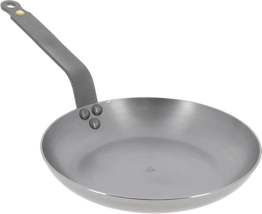 Roestvrijstalen Pan Koekenpan Koken en Bakken Professionele Kwaliteit 32 cm Doorsnede Zilver