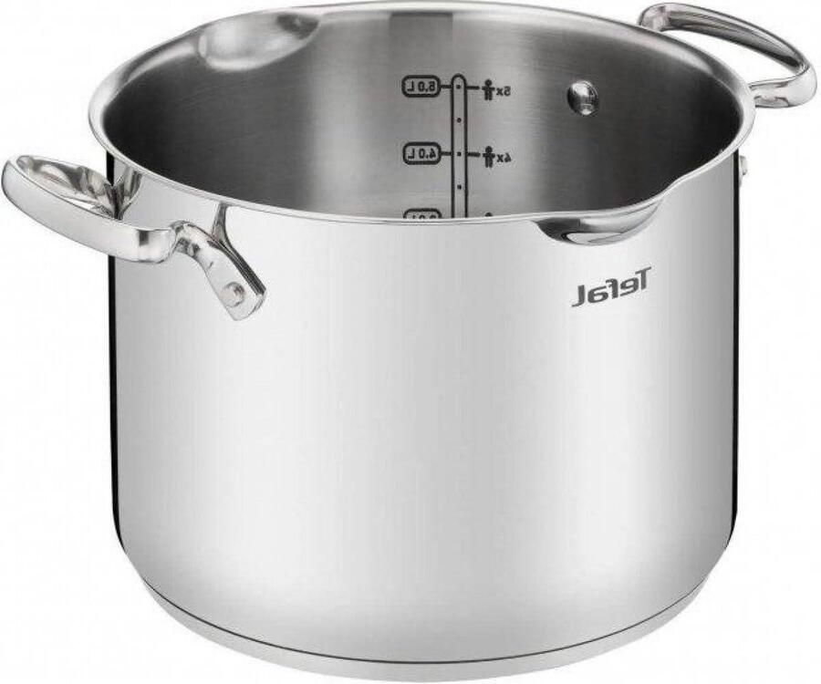 Roestvrijstalen pan Kookpan Koken en bakken Gepolijste afwerking 24cm Zilver