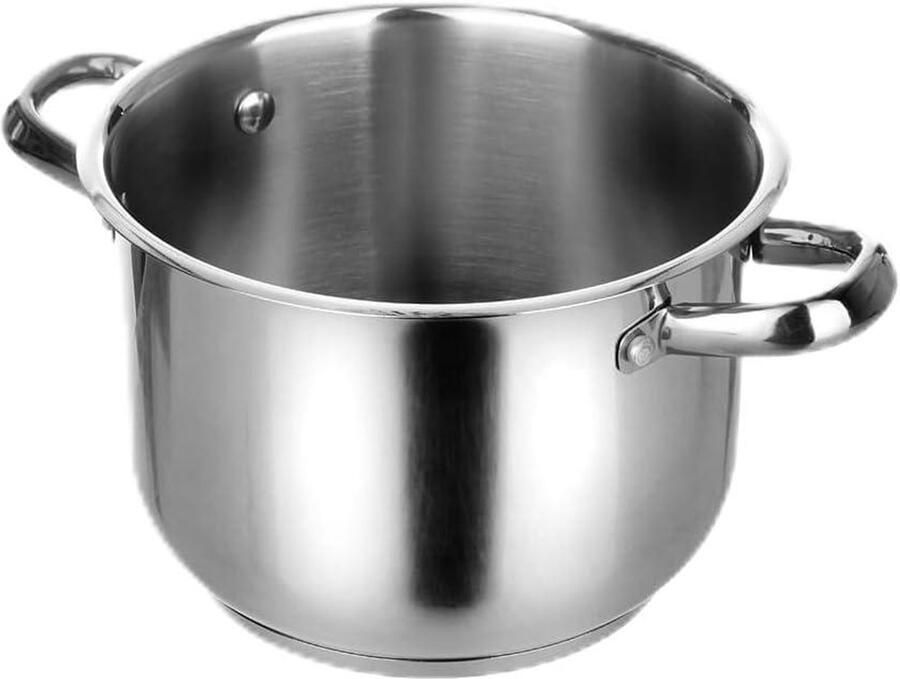 Roestvrijstalen Pan Kookpan Sauspan Soepen Koken Ingekapelde Bodem 16 cm Zilver