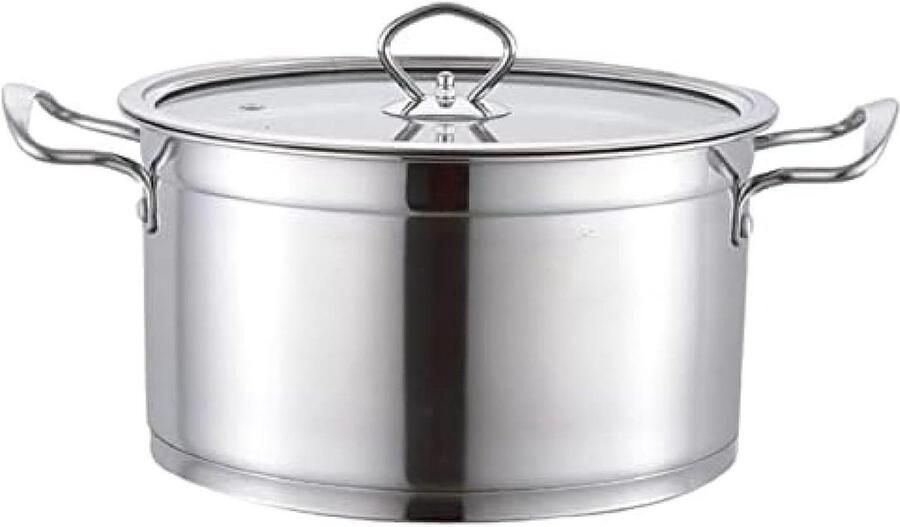Roestvrijstalen Pan Soeppan Kookpot Maaltijden Bereiden Nikkelfrij Materiaal 14 cm Zilverkleurig