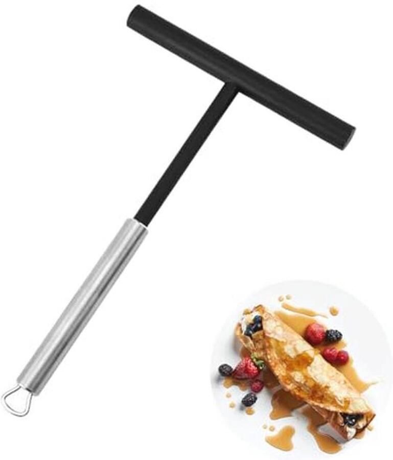 Roestvrijstalen Pannenkoekenverdeler Deegverdeler en Pannenkoekenaccessoires voor Perfecte Pannenkoeken en Crêpes