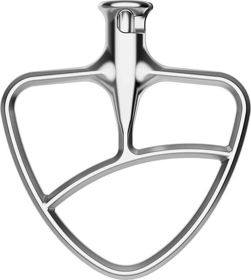 Roestvrijstalen platte klopper voor KitchenAid keukenmachines met kantelbare motorkop reserveonderdelen voor KitchenAid 4 5-5 kwart standmixers vaatwasmachinebestendig