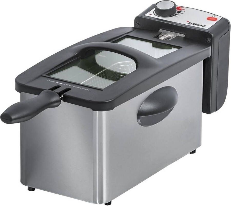 Roestvrijstalen professionele friteuse met 3 liter verwarmingssysteem