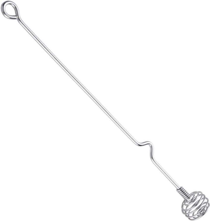 Roestvrijstalen Roerstaaf Cocktail roerstaafje Drankroerder Dranken Mixen Hittebestendig 24 cm Zilver