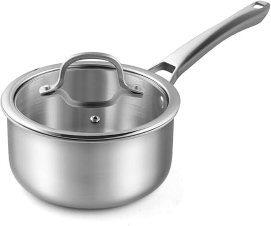 Roestvrijstalen Sauspan 18 cm Coatingvrij en Hittebestendig