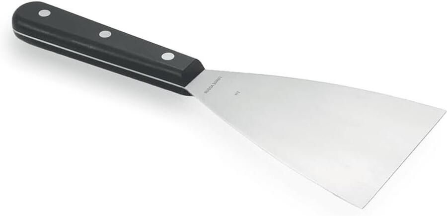 Roestvrijstalen Schraper Grill Schraper Grillplaat Reinigen Stevig Hars Handvat 25.5 cm Zilver