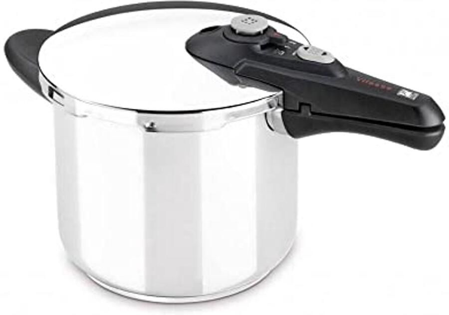 Roestvrijstalen Snelkookpan 6L Inductie Gezond Koken met Druk