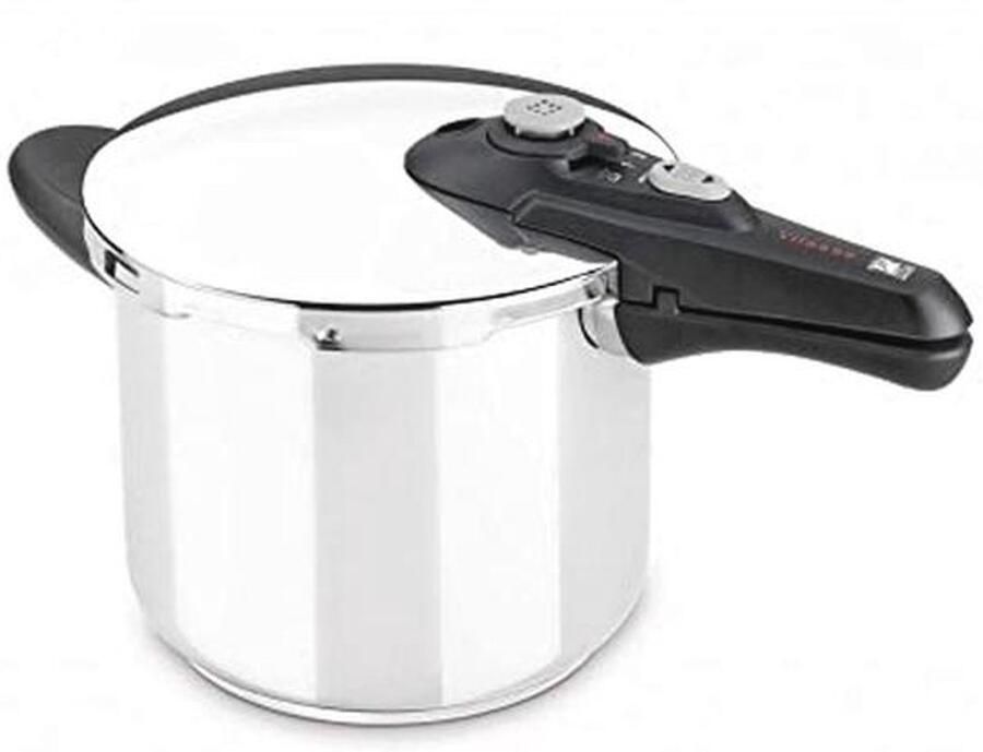 Roestvrijstalen Snelkookpan 6L Inductie Gezond Koken met Druk