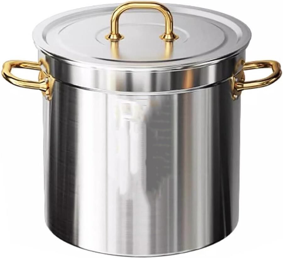 Roestvrijstalen Soeppan Grote Kookpot Grote Porties Koken Verdikt Materiaal 6 Liter