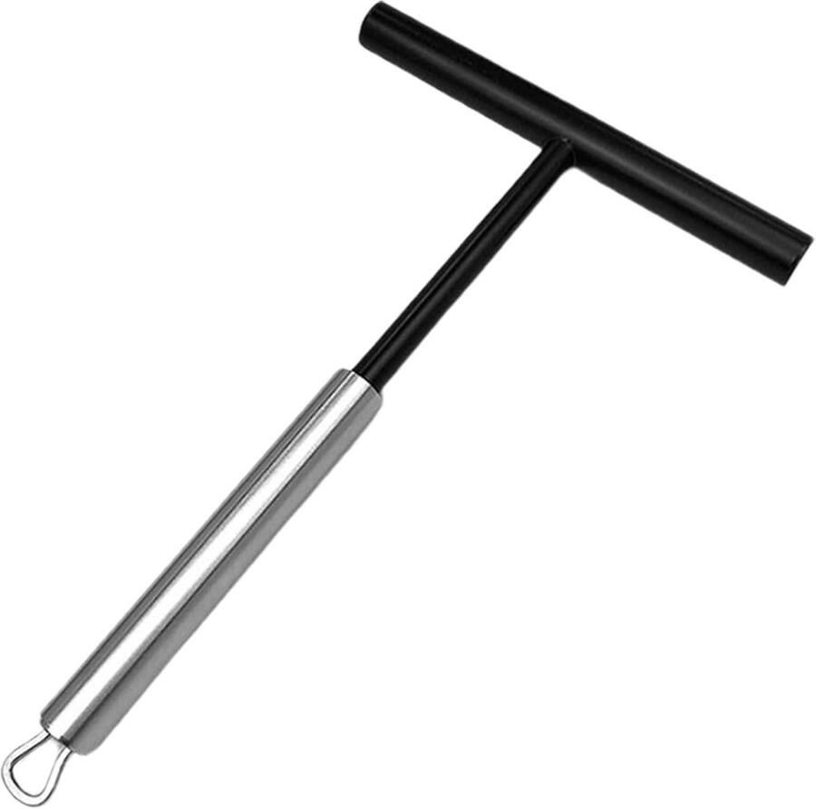Roestvrijstalen Spatel Beslag Verdeel Tool Pannenkoeken Bakken Eenvoudige Bediening 19.5 cm x 12.2 cm Zilver