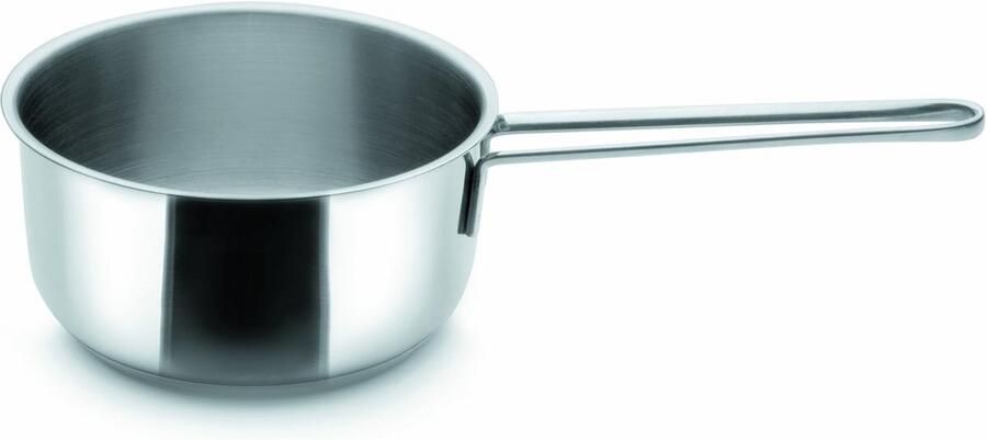 Steelpan Kookpan Koken op inductie Gelijkmatige warmteverdeling 14 cm diameter Zilver