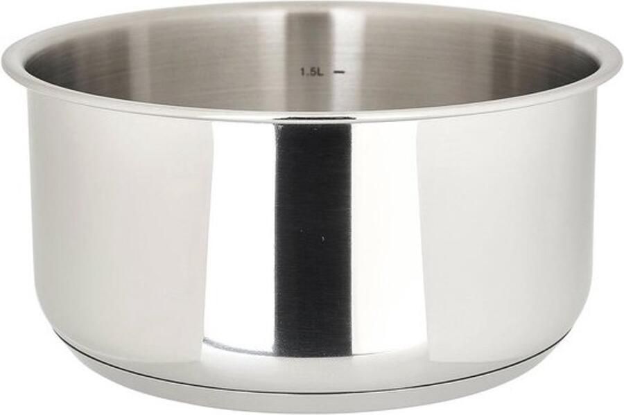 Roestvrijstalen steelpan Afneembare handgreep 18 cm Voor inductie en alle warmtebronnen