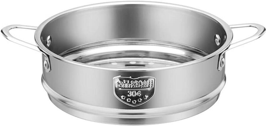 Roestvrijstalen Stoominzet 20 cm Universele Stoommand voor Gezond Koken