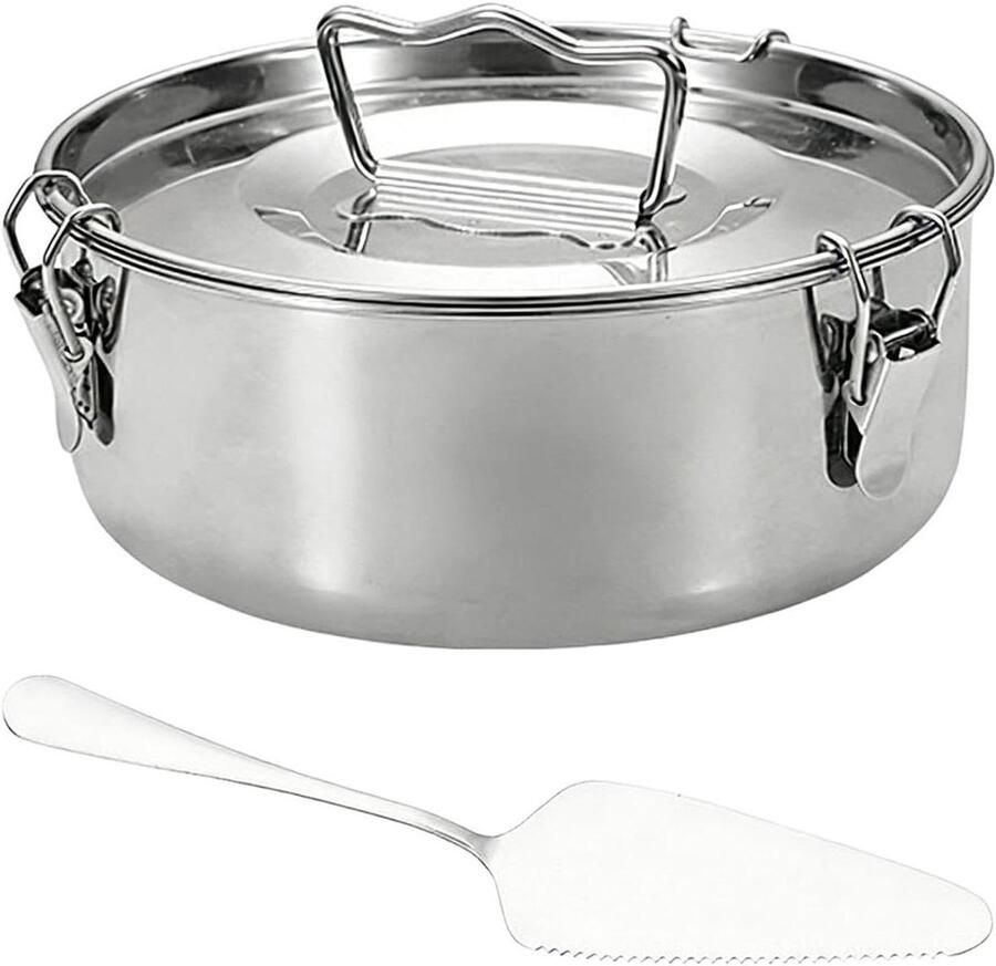 Stoomkoker Roestvrij Staal Stoommand Kookpan Gezond Koken Antiaanbaklaag 19 x 7.5 cm Zilver