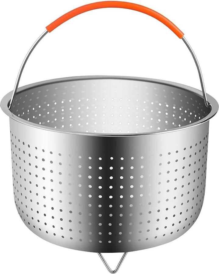 Roestvrijstalen Stoominzet voor Snelkookpan en Rijstkoker Mand voor Groenten en Eieren