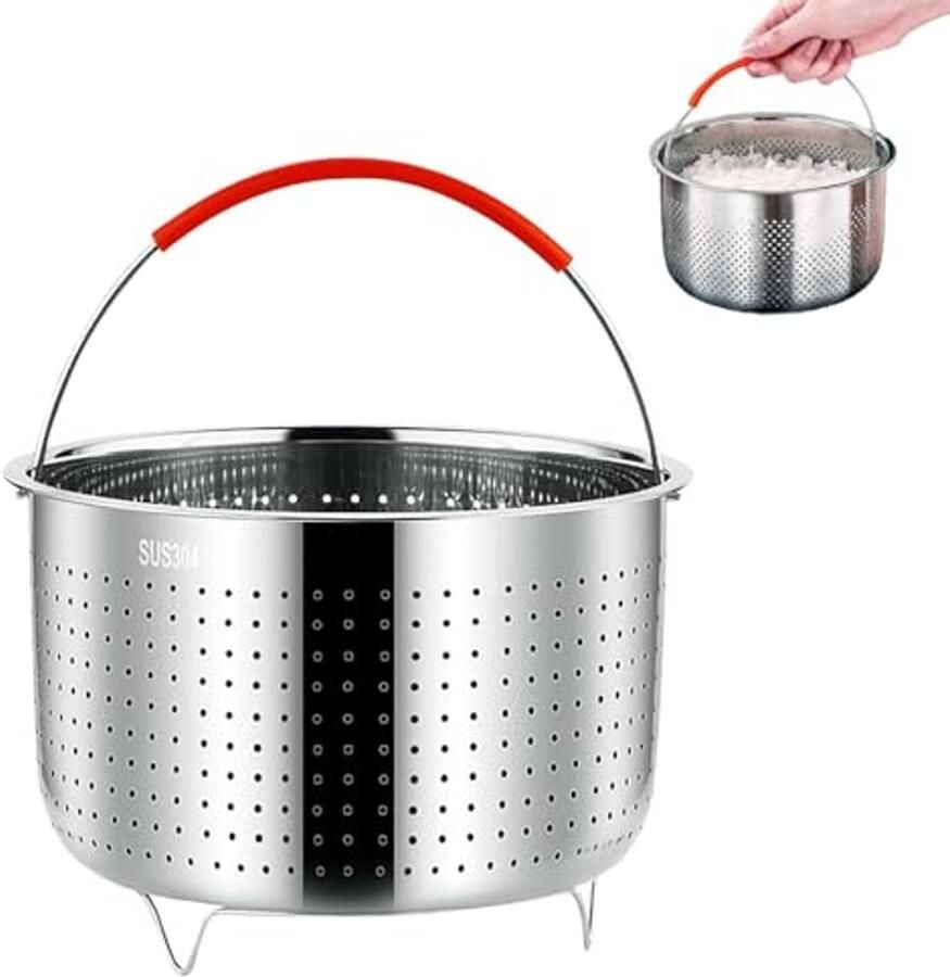 Roestvrijstalen Stoominzetstuk voor Pannen Herbruikbare Stoommand 21 6 cm