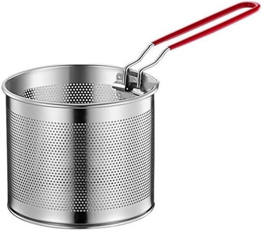 Roestvrijstalen Stoommand voor Pasta en Groenten met Afneembaar Handvat