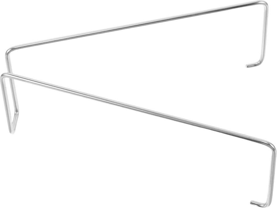 Roestvrijstalen Stoomrek Stoommandje Onderzetter Gelijkmatig Stomen Stabiele Driepoot 16.70X12.50X5.40CM Zilver