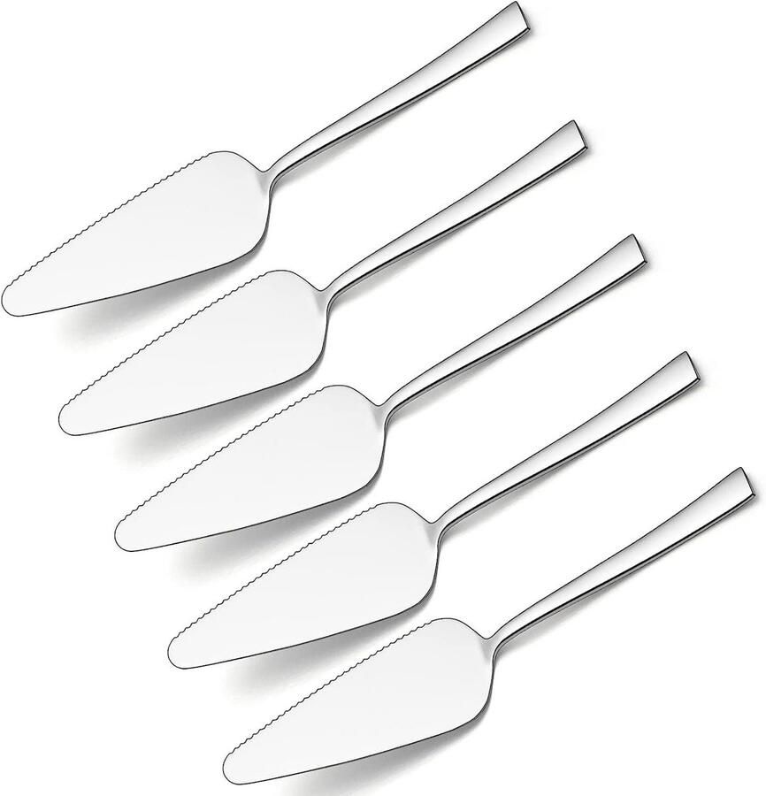 Roestvrijstalen Taartserver met Cake Mes en Accessoires voor Perfecte Taartpresentatie en Snijden