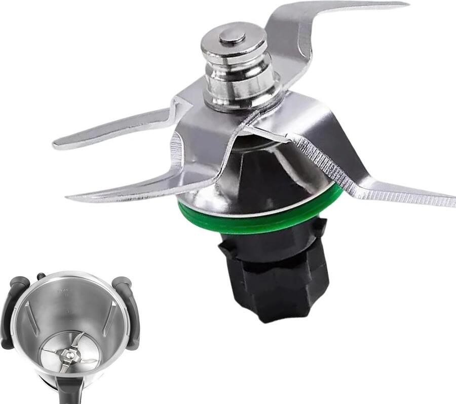 Roestvrijstalen vervangende messen voor Thermomix TM5 en TM6 mixmes met afdichtring accessoires voor keukenmachines en kookapparatuur