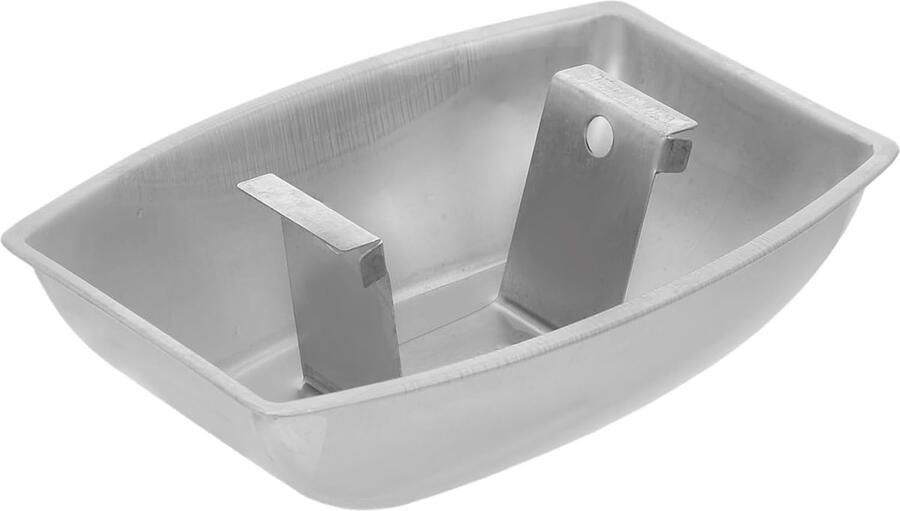 Roestvrijstalen Vetopvangbakje Afzuigkap Oliehouder Keuken Schoonhouden Universele Compatibiliteit 11.9 x 8.4 x 4 cm Lichtgrijs
