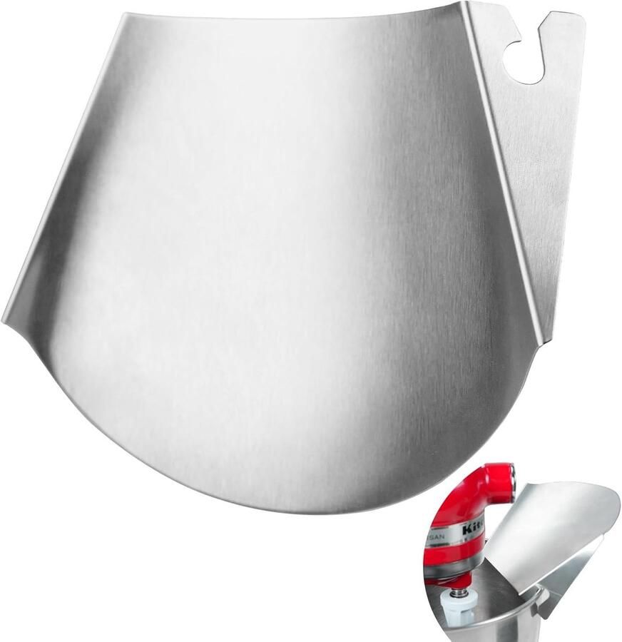 Roestvrijstalen voederaccessoires voor staande mixers ideaal voor mengkommen en keukenmachines