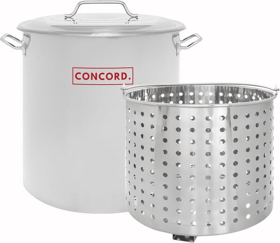 Roestvrijstalen Voorraadpot met Stoommand Perfect voor Koken en Stomen (40 Quart)