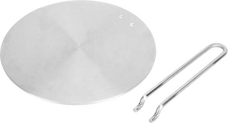 Roestvrijstalen Warmteverspreider Inductieplaat Thermische Plaat Adapter Converter Inductiekookplaat Warmtekoken (24cm)