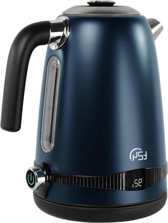 Roestvrijstalen waterkoker 17 l met 7 instelbare temperatuurinstellingen LCD-display en kalkfilter Snelkookfunctie Space Petrol