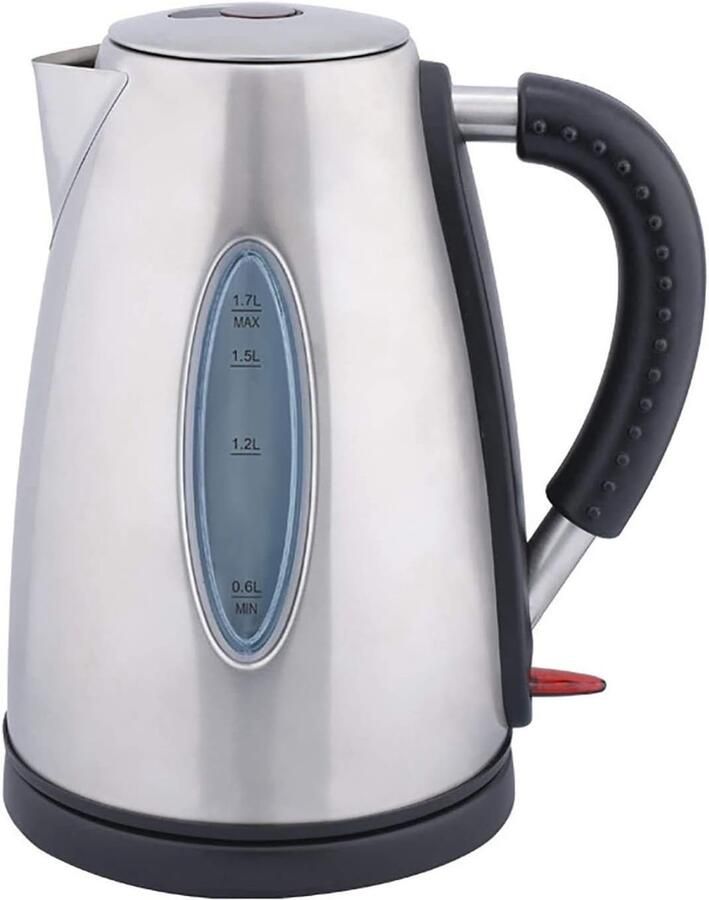 Roestvrijstalen waterkoker Elektrische theeketel Snel water koken 360 graden draaibaar 17 liter Blauw