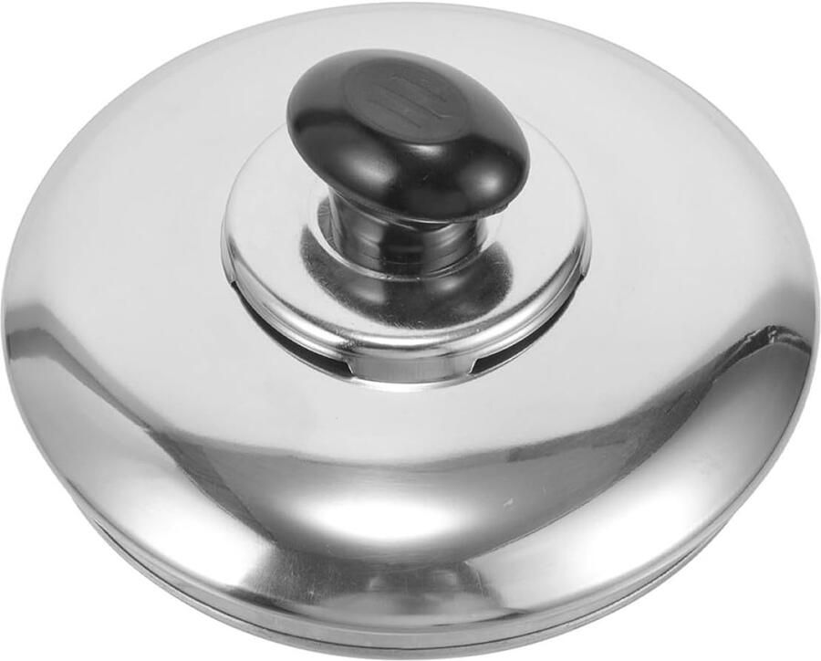 Roestvrijstalen Waterkoker Fluitketel Deksel Water Koken Universele Pasvorm 9.8 cm Diameter Zilver