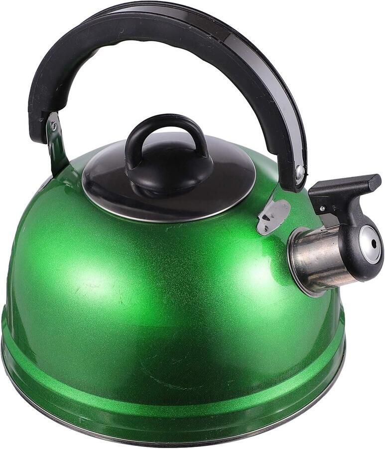 Roestvrijstalen Waterkoker Fluitketel Thee Snel Water Koken Automatisch Fluitapparaat 1.2 Liter Groen