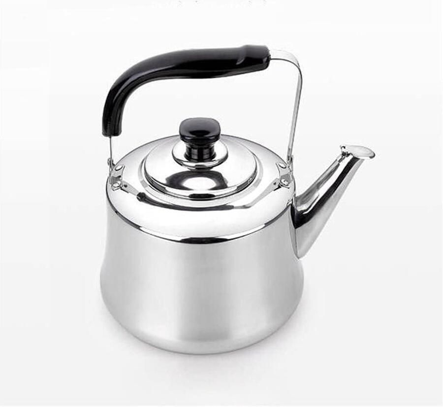 Roestvrijstalen waterkoker Fluitketel Water Koken Luid Fluitsignaal 3 Liter Zilver