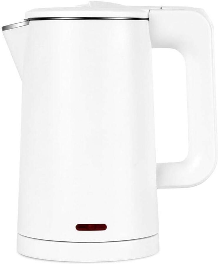 Roestvrijstalen waterkoker Snelle waterkoker Koffie en thee Automatische uitschakeling 08 liter capaciteit Wit