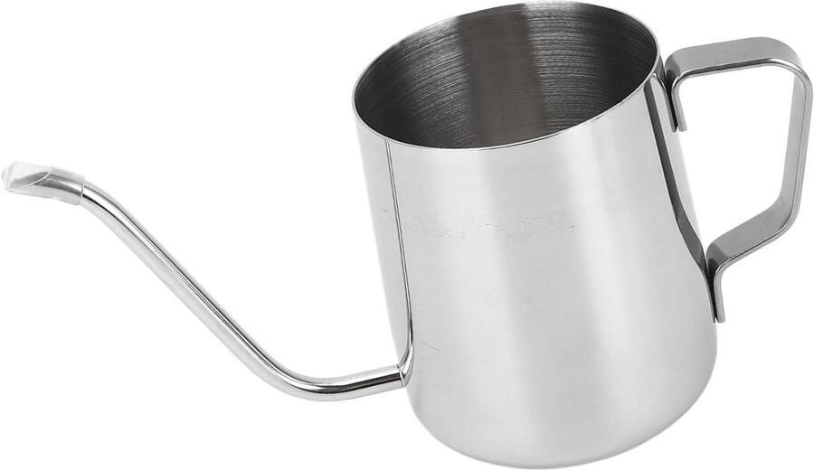 Roestvrijstalen waterkoker Zwanenhals pot Thee en koffie Nauwkeurige waterstroom 1.7 liter Metallic