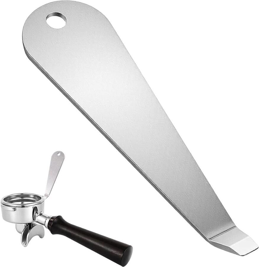 Roestvrijstalen zeefhouder 91 x 25 mm voor espressomachines barista-gereedschap compact en duurzaam perfect voor koffie liefhebbers