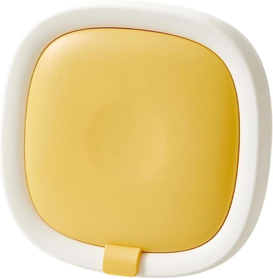 Gerolde ijsmachine Dessert maker Thuis ijs maken Geen elektriciteit nodig 22.7 cm breed Geel