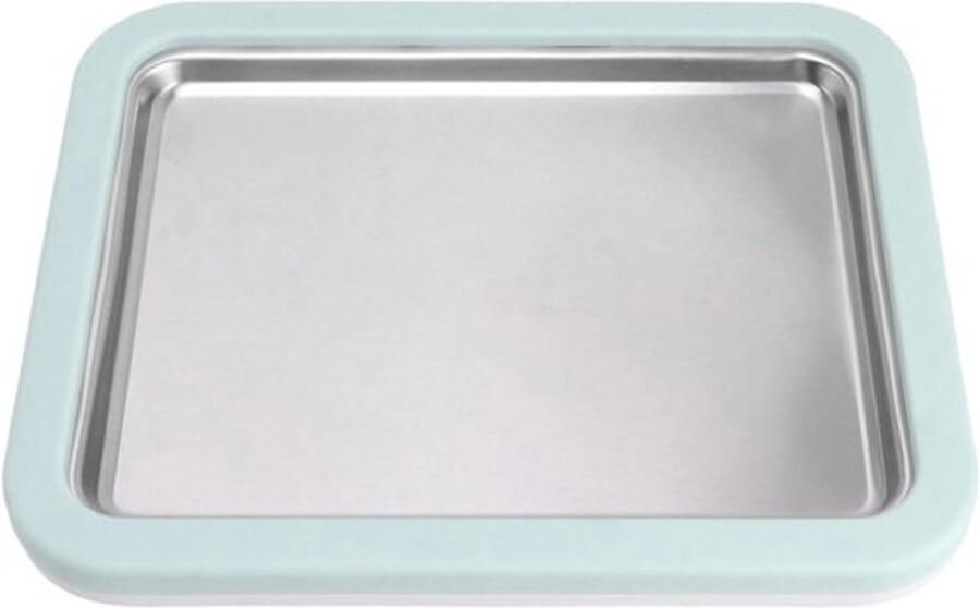 Rolled Ijsmachine DIY Dessert Maker Zelfgemaakte Desserts Maken Handmatig Niet-elektrisch 26x21x3.5cm Zilver