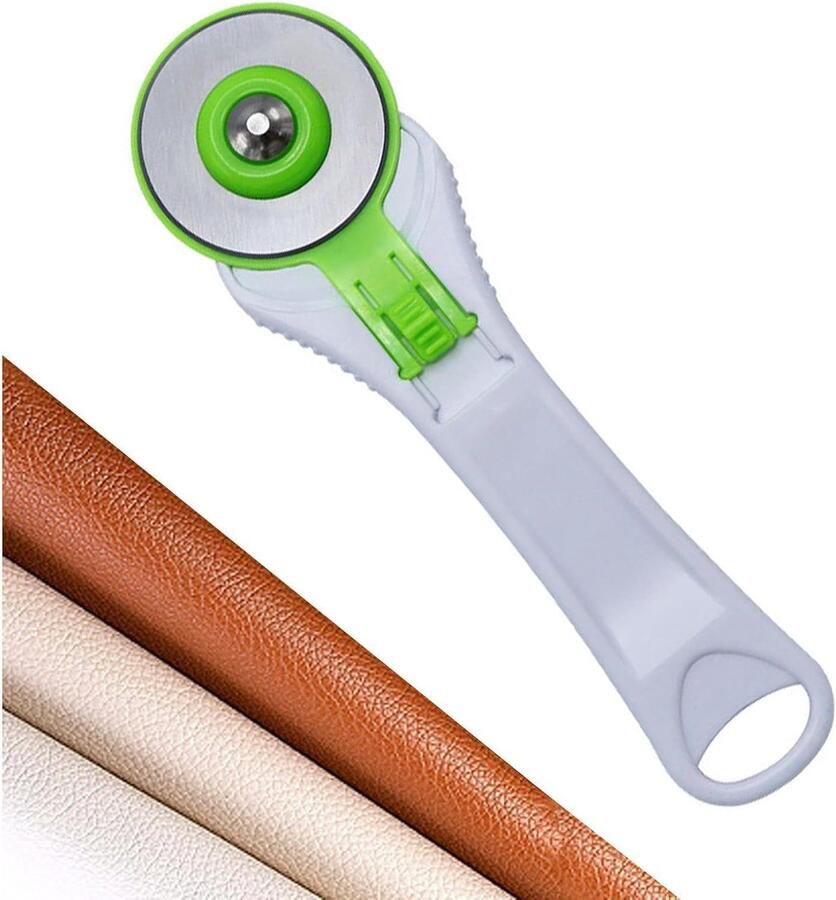 Rolmes voor Stoffen Quilting Cutter Stofsnijder Precisie Snijden Ergonomische Handgreep 45 mm Grijs