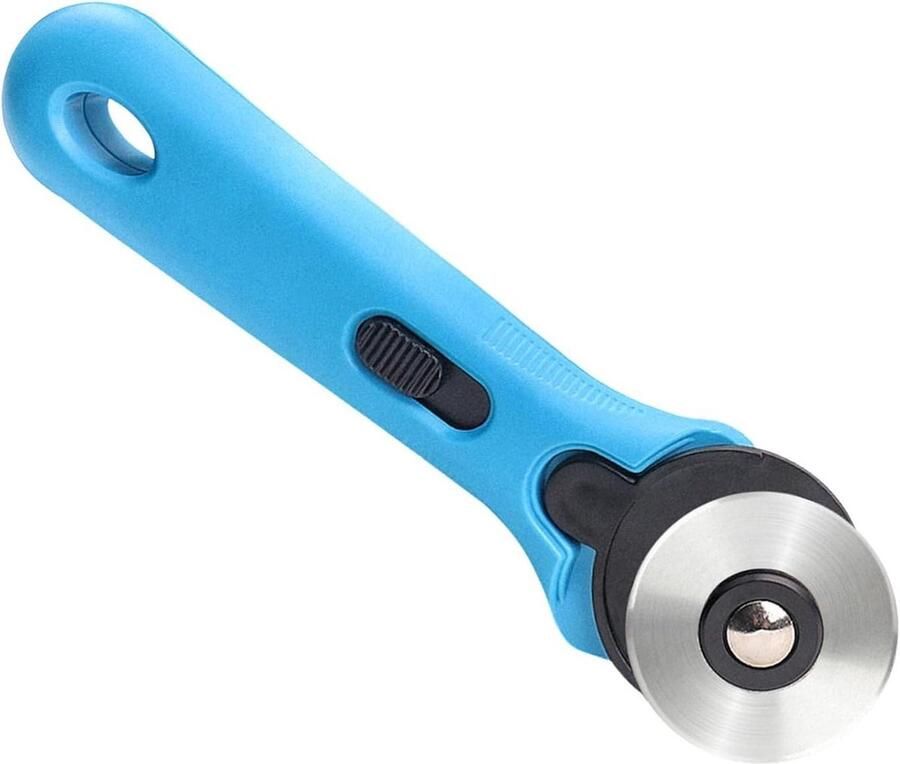 Rolmes voor Stoffen Stofsnijder Rolsnijder Precisie Snijden Ergonomische Handgreep 34.5 x 10.3 cm Grijs