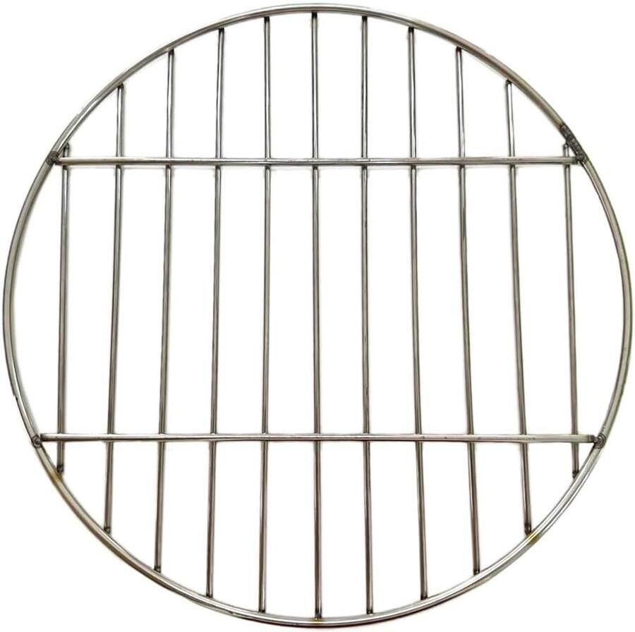 Rond Ø 38 cm 11 bar Afstand 3cm roestvrij staal grillrooster BBQ accessoires voor rooster grillrooster BBQ gemakkelijk te reinigen