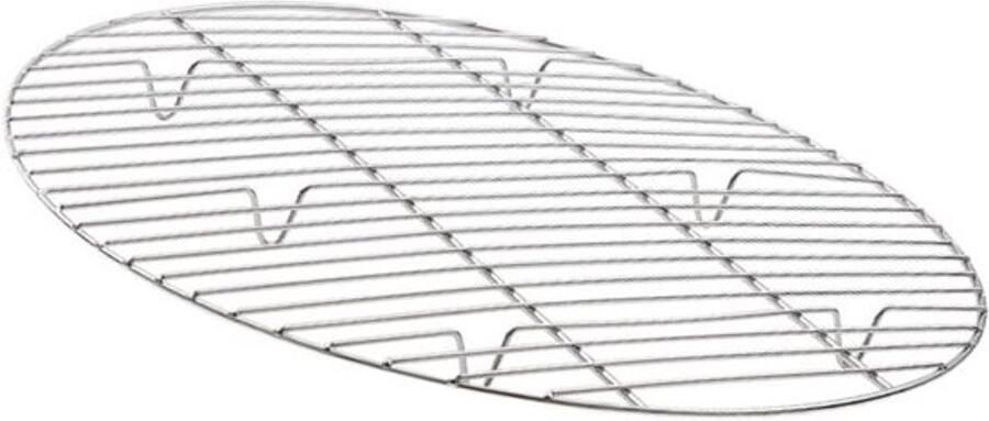 Roestvrijstalen stoomrek Koelrek bakrek Koken en bakken Innovatief waterafscheiding 26 cm diameter Zilverkleurig