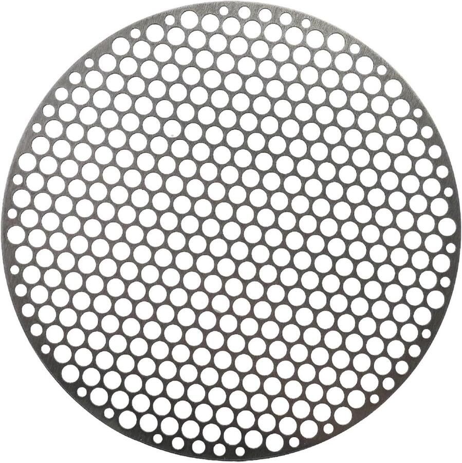Rond BBQ Rooster Bakrek Koelrek Koken en Grillen Gelijkmatige Warmteverdeling 26 cm Zilver