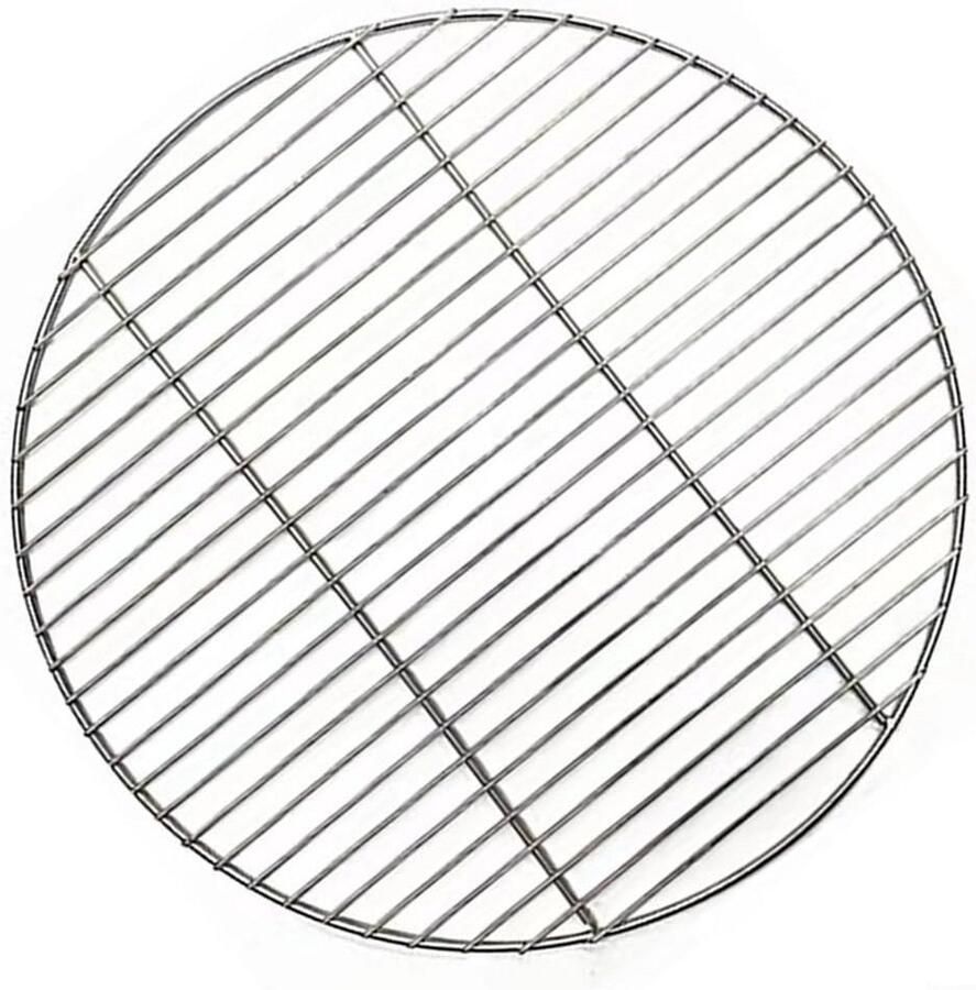 Rond roestvrij staal BBQ rooster net buiten kamperen koken grill gaas bakplaat 30 cm 35 cm 40 cm diameter voor duurzame gelaste constructie uniforme verwarming (30 cm)