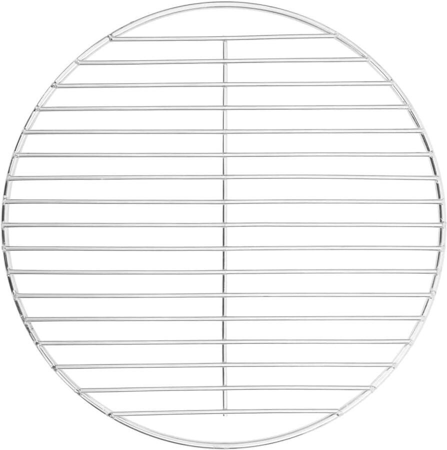 Rond diameter 34 5 cm van 304 roestvrij staal vervangend grillrooster voor houtskoolbarbecue kogelgrill en vuurschaal duurzaam grillrooster met 14 mm staafafstand