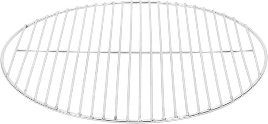 Rond diameter 47 cm roestvrij staal 304 rond grillrooster voor houtskoolbarbecue kogelgrill en vuurschaal stabiel reserverooster roestbestendig grillopzetstuk
