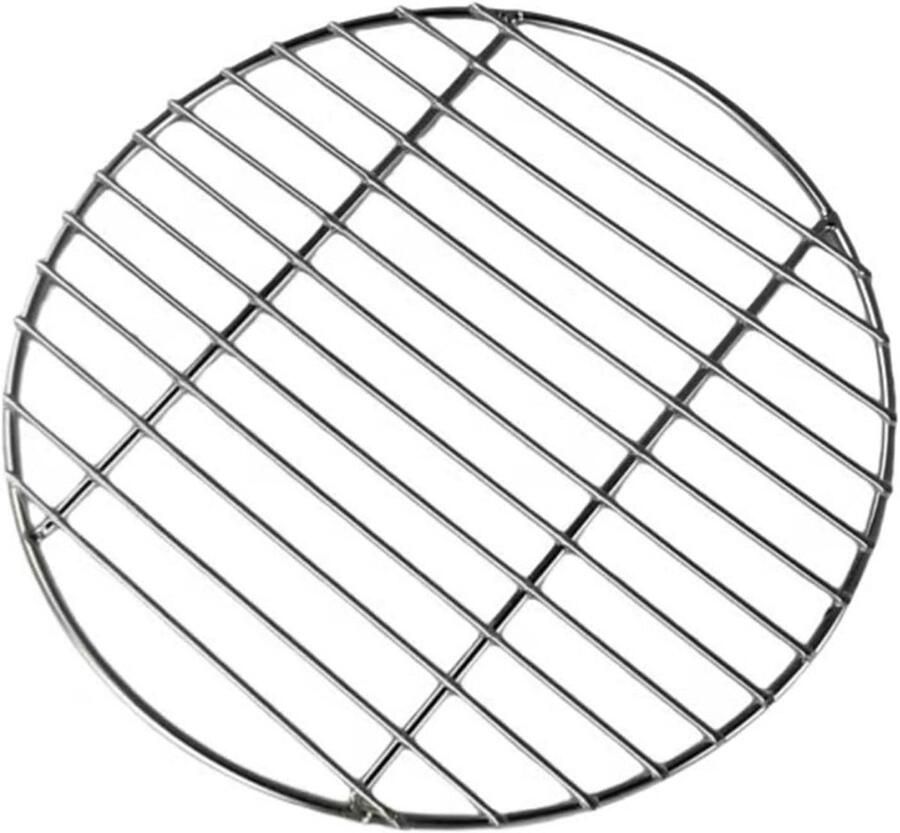 Rond Grill Net Barbecue Gaas Buiten Grillen Roestvrij Staal 26 cm Zilver