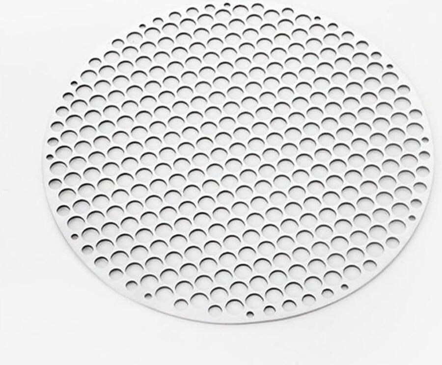 Rond Grill Rek BBQ Rooster Koelrek Bakken Koelen Stomen Elektrolytisch Gepolijst 18cm-30cm Zilver